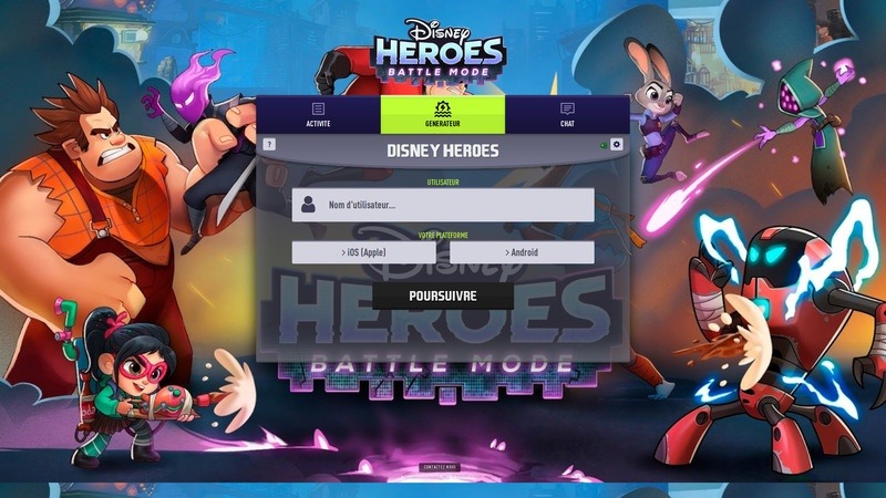 Astuce Triche Dimants Disney Heroes  Battle Mode